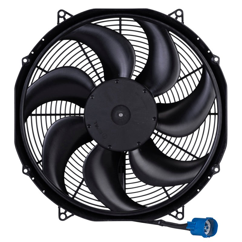 SPAL 30107328-PKG - SPL30107328-PKG - SPAL 500W 15.2in Flush Mount Brushless Fan w/Jumper Harness - Shipped in Europe - Tuningsupply.com