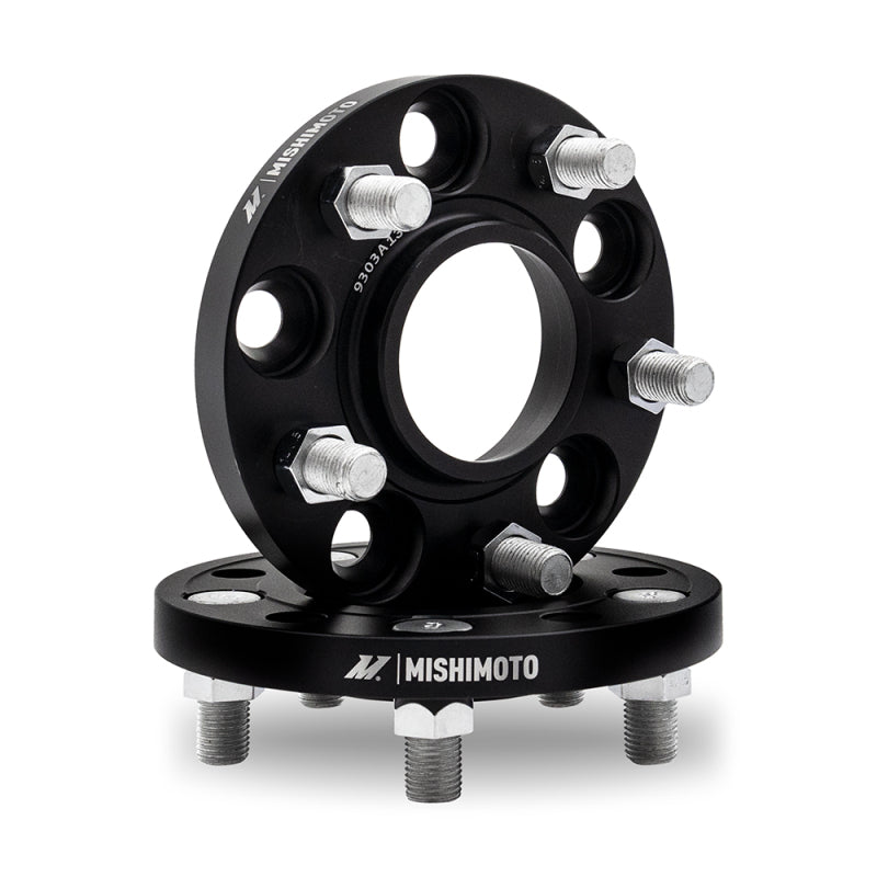 Mishimoto MMWS-007-250BK - MISMMWS-007-250BK - Mishimoto Wheel Spacers - 5x114.3 - 66.1 - 25 - M12 - Black - Shipped in Europe - Tuningsupply.com