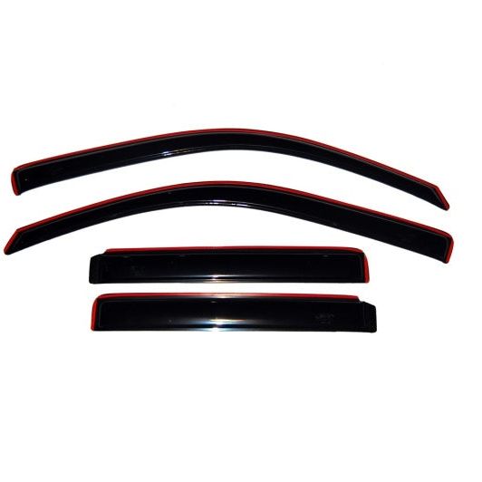 AVS 194240 - AVS194240 - AVS 02-06 Chevy Trailblazer EXT Ventvisor In-Channel Front & Rear Window Deflectors 4pc - Smoke - Shipped in Europe - Tuningsupply.com