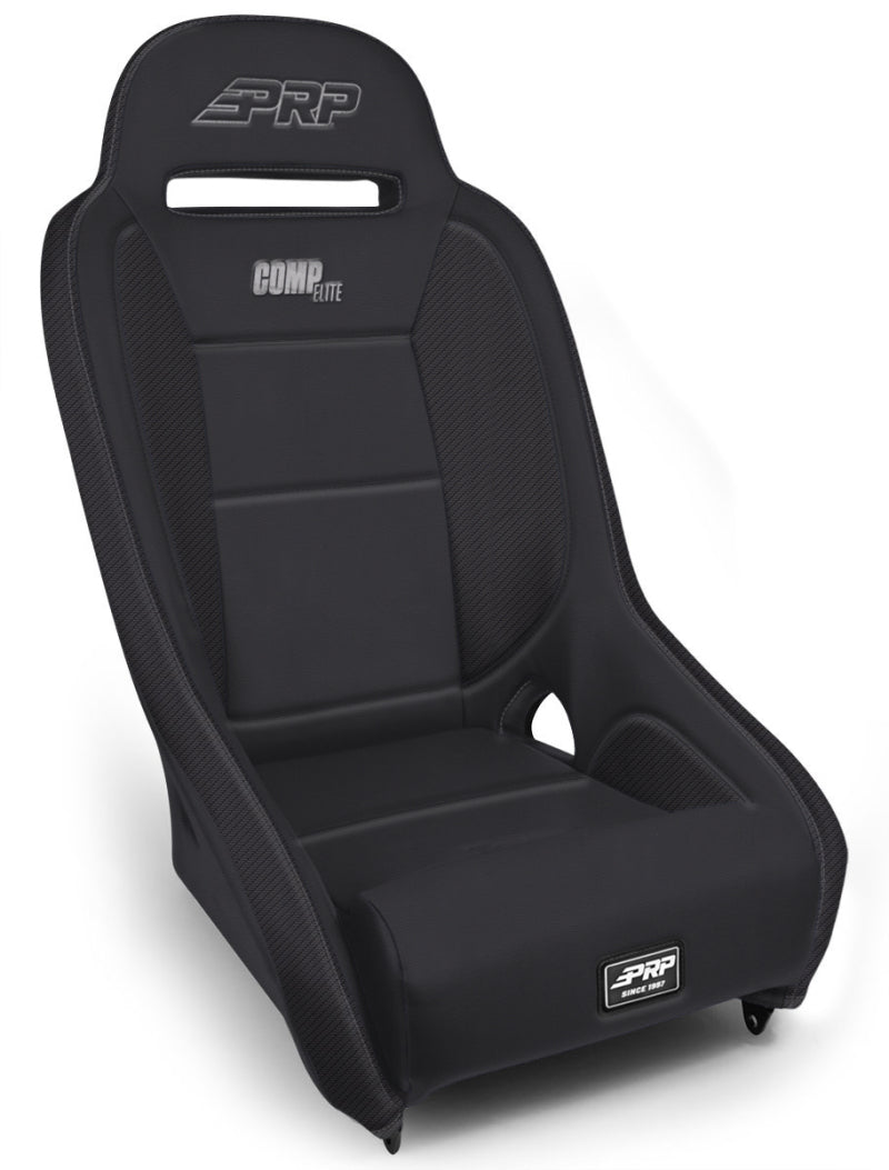 PRP Seats A8301-201 - PRPA8301-201 - PRP Comp Elite Suspension Seat - Black Vinyl - Black - Shipped in Europe - Tuningsupply.com