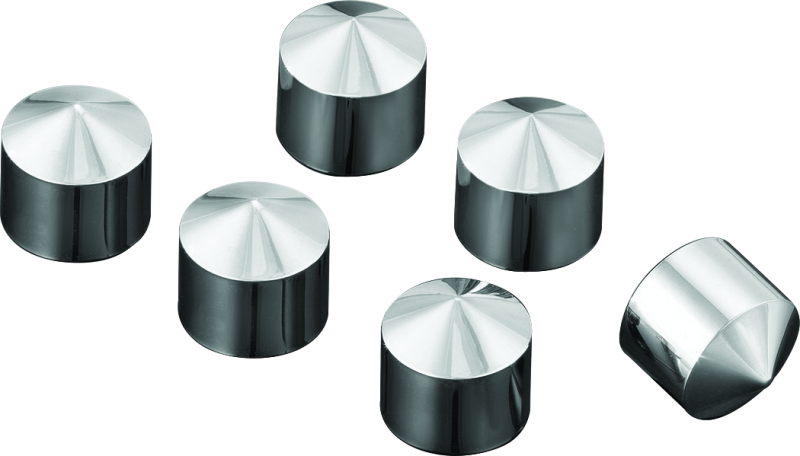 Kuryakyn 8693 - KUR8693 - Kuryakyn Peaked Rocker Box Bolt Covers 6 Piece Twin Cam & Milwaukee-8 - Shipped in Europe - Tuningsupply.com