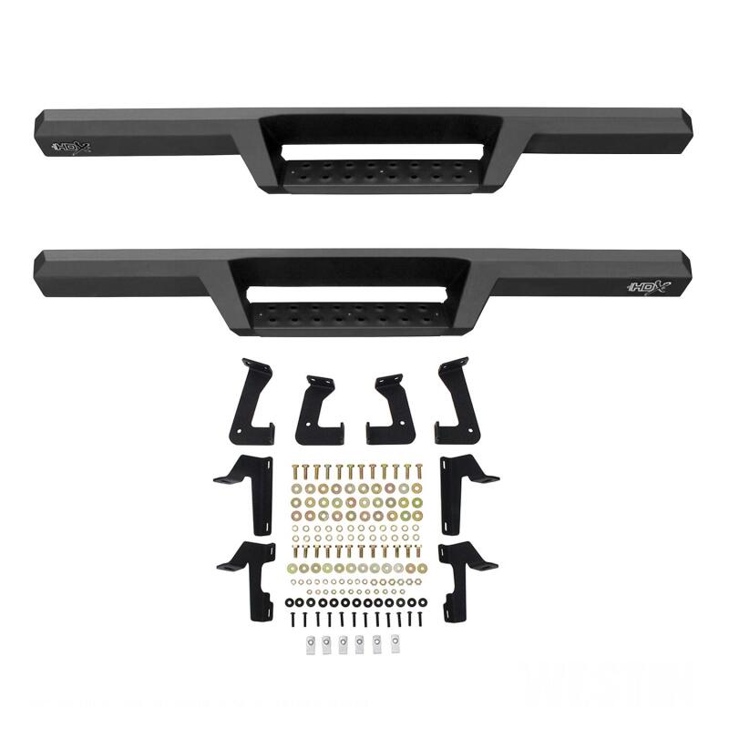 Westin 56-14055 - WES56-14055 - Westin 18-20 Jeep Wrangler JL 2DR HDX Drop Nerf Step Bars - Textured Black - Shipped in Europe - Tuningsupply.com
