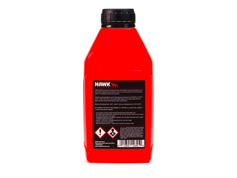 Hawk Performance - HAWKHP520 - Hawk Performance Street DOT 4 Brake Fluid - 500ml Bottle - Shipped in Europe - Tuningsupply.com