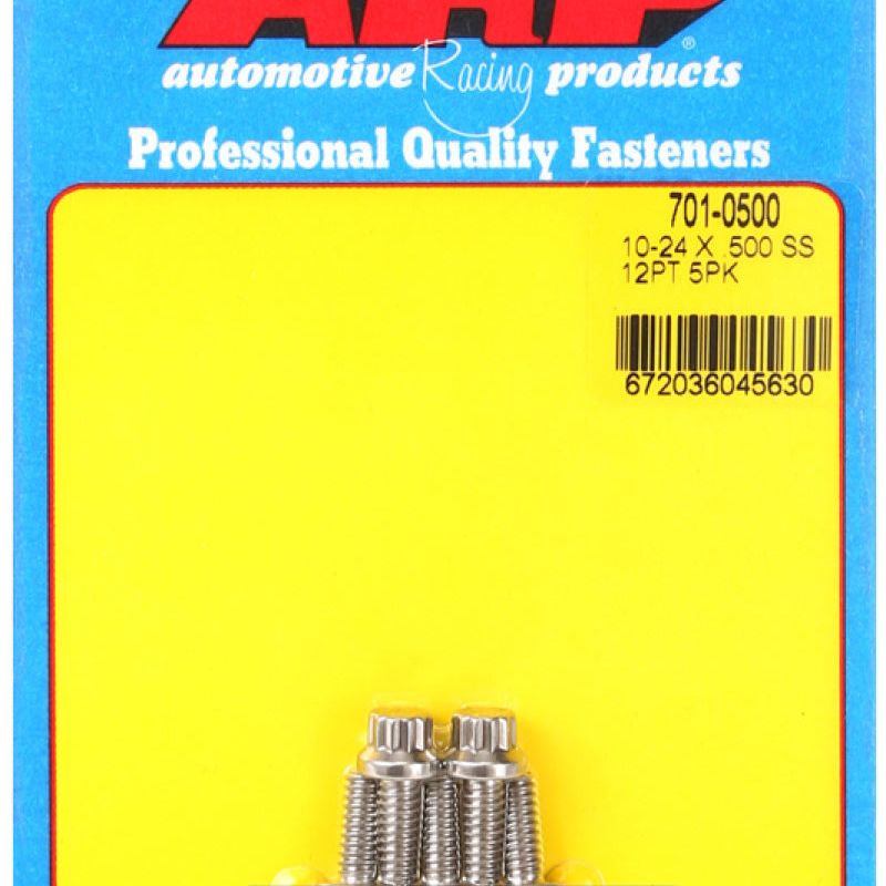 ARP 701-0500 - ARP701-0500 - ARP 10-24 x .500 12pt SS bolts - Shipped in Europe - Tuningsupply.com
