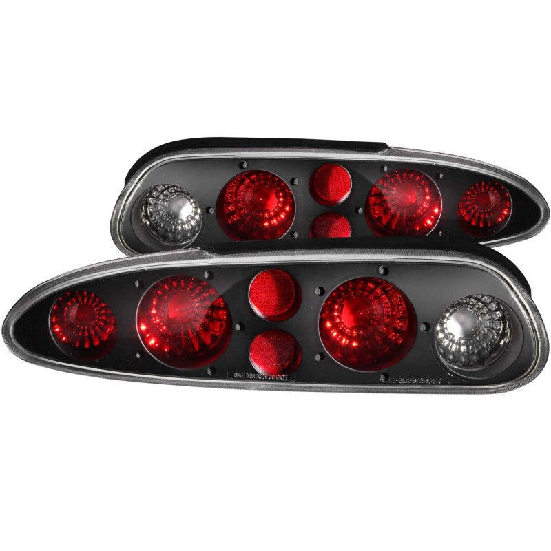 ANZO 221013 - ANZ221013 - ANZO 1993-2002 Chevrolet Camaro Taillights Black - Shipped in Europe - Tuningsupply.com