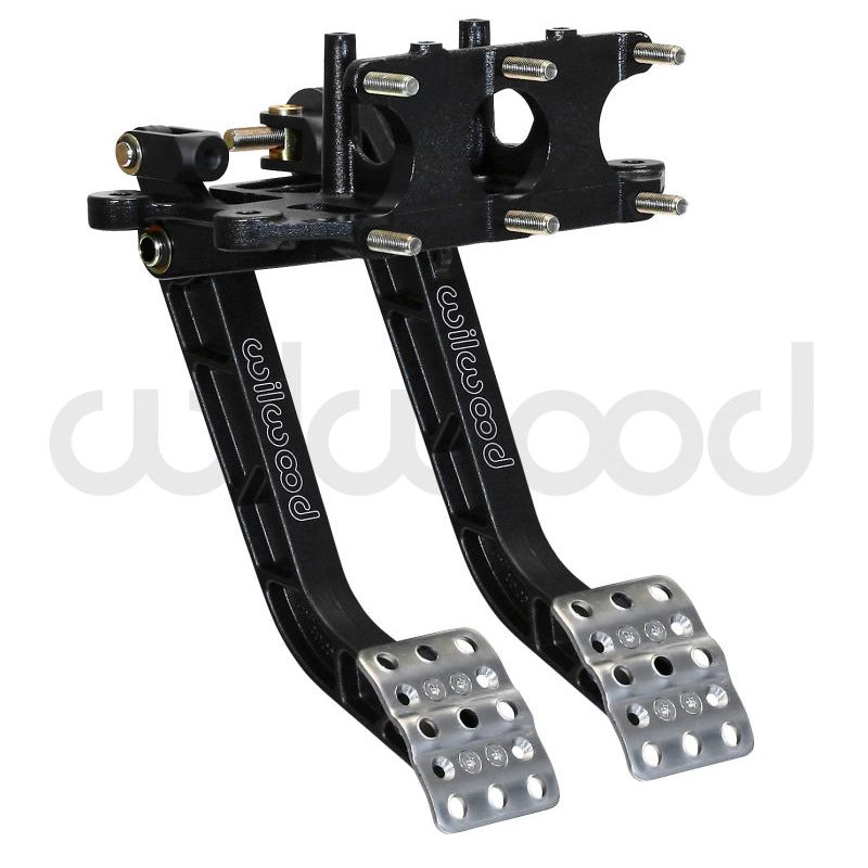 Wilwood 340-13835 - WIL340-13835 - Wilwood Adjustable Dual Pedal - Brake / Clutch - Rev. Swing Mount - 5.1:1 - Shipped in Europe - Tuningsupply.com