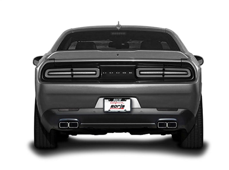 Borla 140628 - BOR140628 - Borla 15-16 Dodge Challenger R/T 5.7L Dual Rectangle Angle Cut Dual Split Rear Exit ATAK Exhaust - Shipped in Europe - Tuningsupply.com