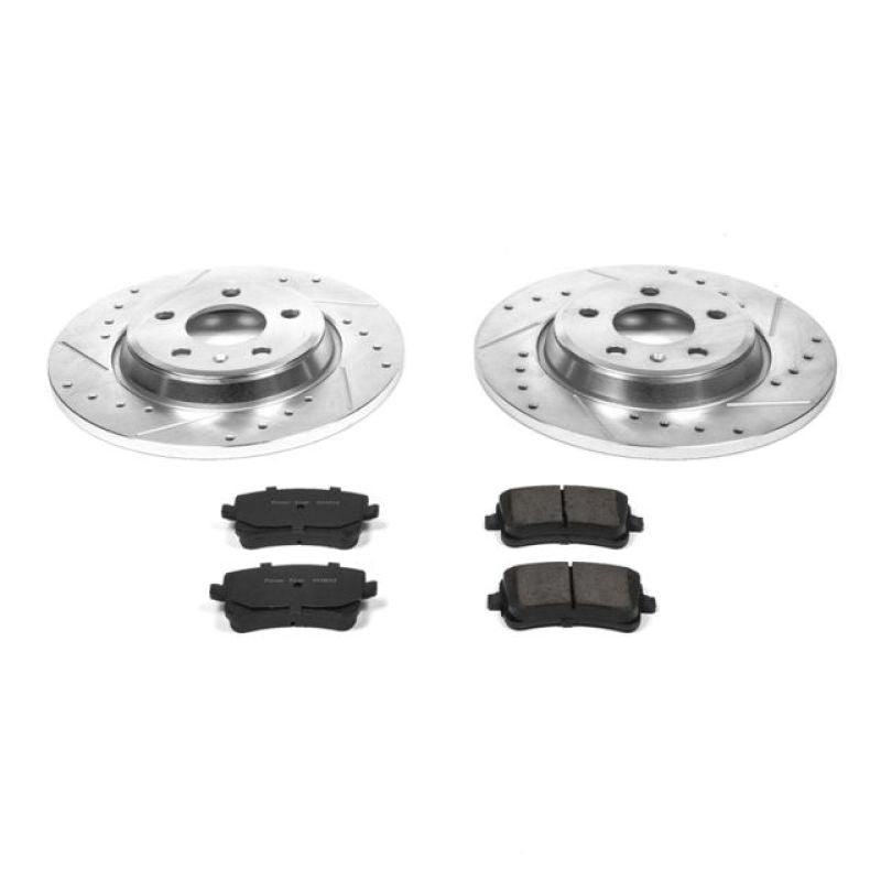 PowerStop K4745 - PSBK4745 - Power Stop 09-16 Audi A4 Rear Z23 Evolution Sport Brake Kit - Shipped in Europe - Tuningsupply.com