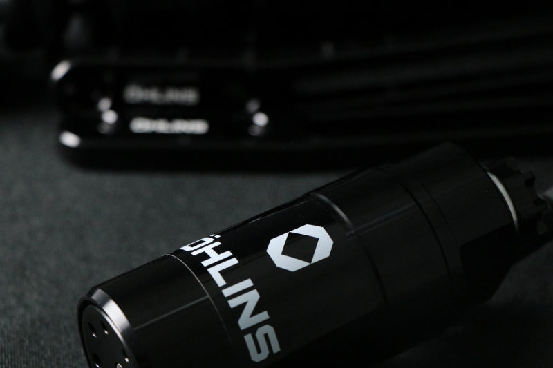 Ohlins HD 050 - OHLHD 050 - Ohlins 14-26 Harley FL Touring STX 36 Twin Blackline 12in Blk Reservoir Shocks - Standard Springs - Shipped in Europe - Tuningsupply.com