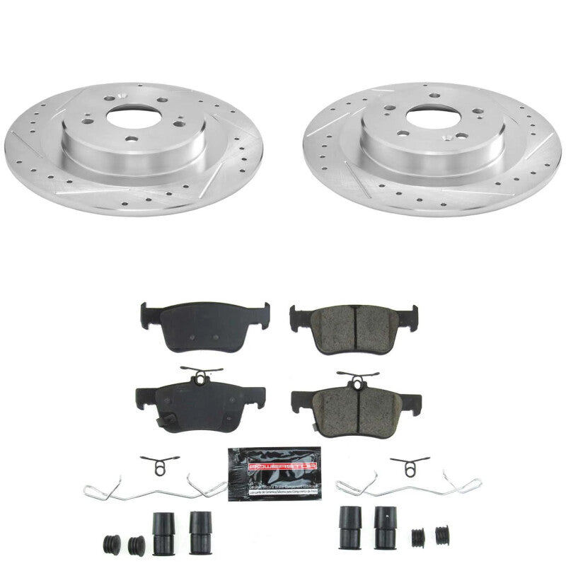 PowerStop K8774 - PSBK8774 - Power Stop 21-25 Acura TLX Rear Z23 Evolution Brake Kit - Shipped in Europe - Tuningsupply.com