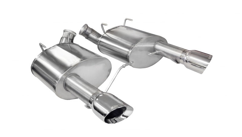 CORSA Performance 14316 - COR14316 - Corsa 2011-2014 Ford Mustang GT/Boss 302 5.0L V8 Polished Sport Axle-Back Exhaust - Shipped in Europe - Tuningsupply.com
