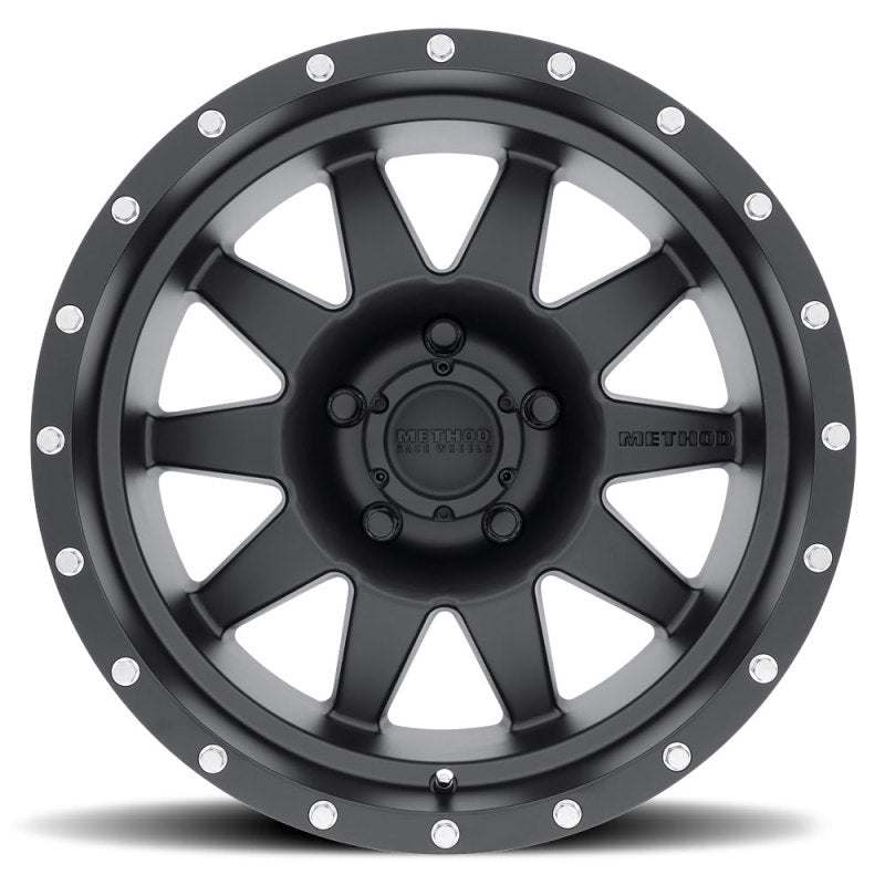Method Wheels - MRWMR30179055512N - Method MR301 The Standard 17x9 -12mm Offset 5x5.5 108mm CB Matte Black Wheel - Shipped in Europe - Tuningsupply.com