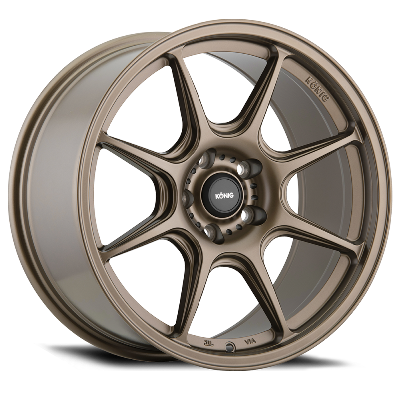 Konig LK76100358 - KNGLK76100358 - Konig Lockout 16x7.5 4x100 ET35 Matte Bronze - Shipped in Europe - Tuningsupply.com