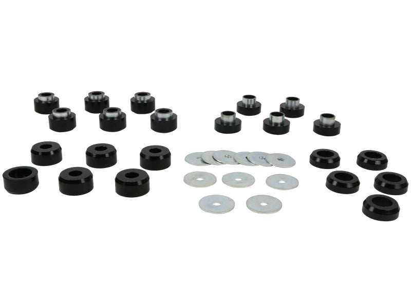Whiteline W93547 - WHLW93547 - Whiteline 1997-2006 Jeep Wrangler Body Mount Bushing Set - Shipped in Europe - Tuningsupply.com