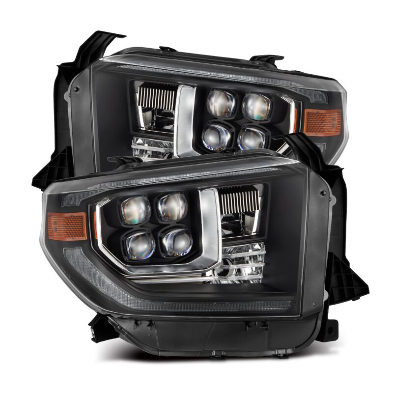 AlphaRex 880833 - ARX880833 - AlphaRex 14-21 Toyota Tundra NOVA-Series LED Proj Headlights Blk w/Actv Light & Seq. Sig + DRL - Shipped in Europe - Tuningsupply.com