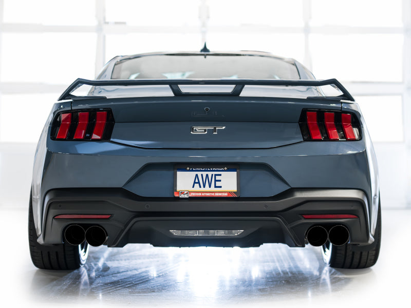 AWE Tuning 3025-43650 - AWE3025-43650 - AWE 2024 Ford Mustang GT Fastback S650 RWD SwitchPath Catback Exhaust w/ Quad Diamond Black Tips - Shipped in Europe - Tuningsupply.com