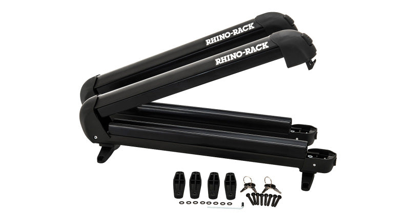 Rhino-Rack 574 - RHR574 - Rhino-Rack Universal Ski/Snowboard Carrier - Fits 4 Pairs of Skis or 2 Snowboards - Black - Shipped in Europe - Tuningsupply.com