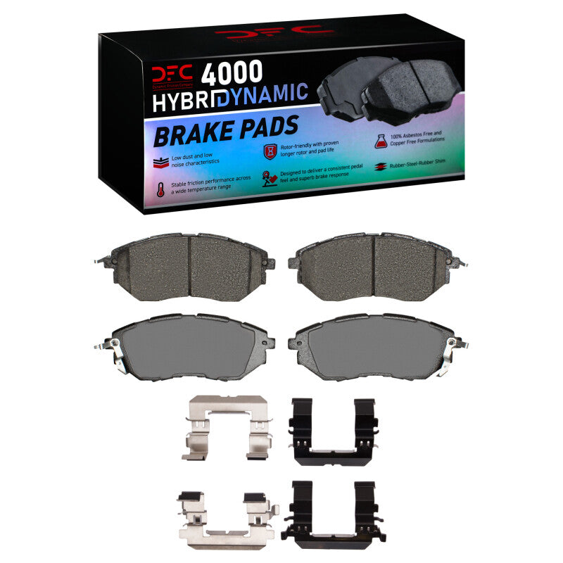 DFC - DFC4000-1078-01 - DFC 15-21 Subaru WRX Front 4000 HybriDynamic Brake Pads and Hardware Kit - Shipped in Europe - Tuningsupply.com