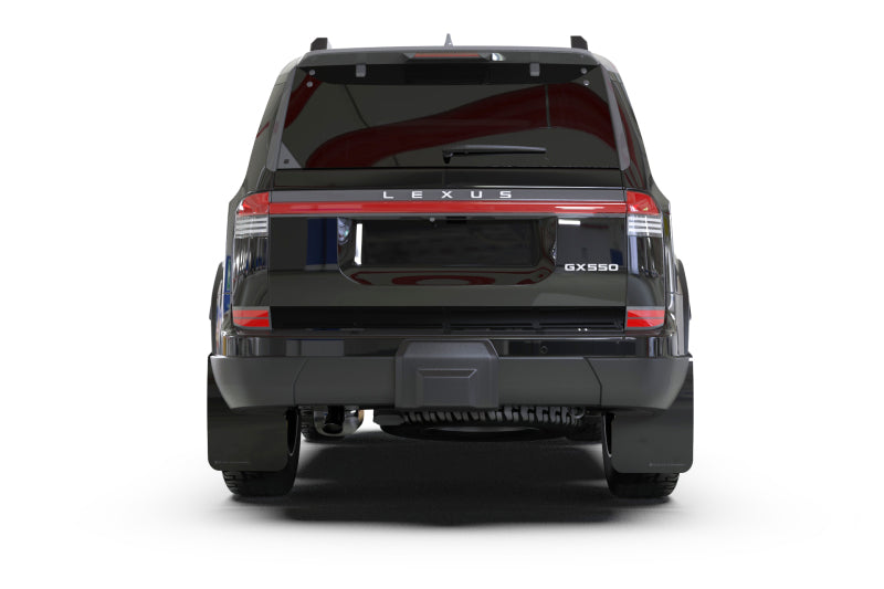 Rally Armor MF162-BLK-UR-SIL - RALMF162-BLK-UR-SIL - Rally Armor 24-25 Lexus GX 550 Luxury Black UR Mud Flap - Silver Logo - Shipped in Europe - Tuningsupply.com