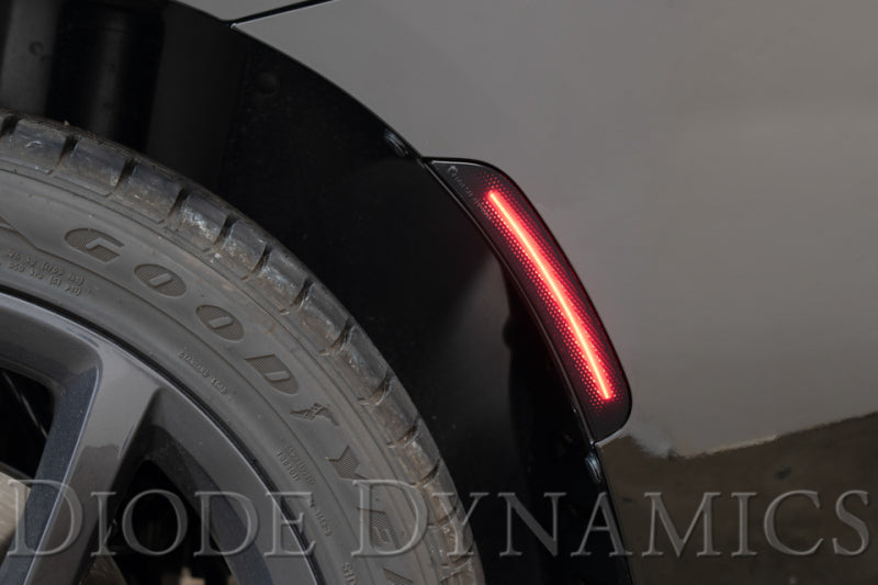 Diode Dynamics DD5112 - DIODD5112 - Diode Dynamics 15-21 Dodge Charger LED Sidemarkers - Smoked (set) - Shipped in Europe - Tuningsupply.com