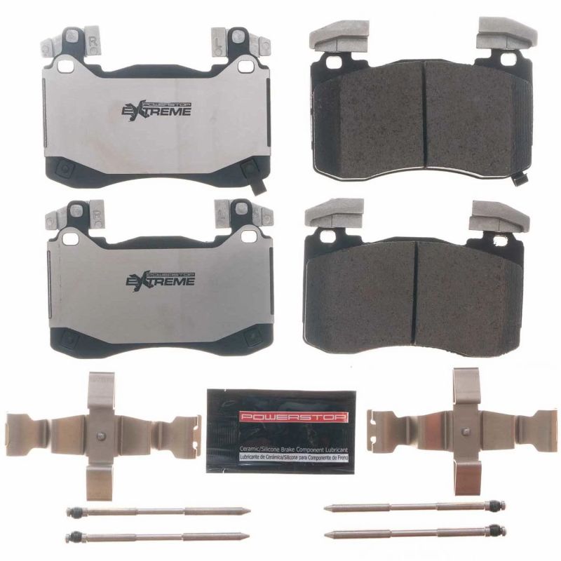 PowerStop Z26-6012 - PSBZ26-6012 - Power Stop 18-19 Kia Stinger Front Z26 Extreme Street Brake Pads w/Hardware - Shipped in Europe - Tuningsupply.com