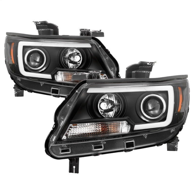 SPYDER 5085283 - SPY5085283 - Spyder 15-17 Chevy Colorado Projector Headlights - Light Bar LED - Black (PRO-YD-CCO15-LBDRL-BK) - Shipped in Europe - Tuningsupply.com