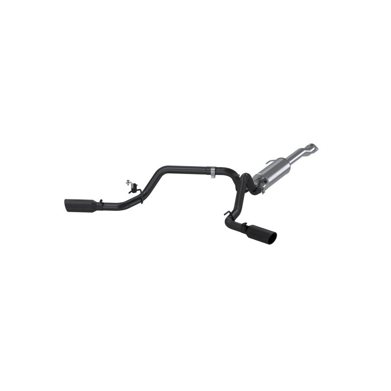 MBRP PS5340BLK - MBRPS5340BLK - MBRP 2016 Toyota Tacoma 3.5L 3in Cat Back Dual Split Side Black - Shipped in Europe - Tuningsupply.com