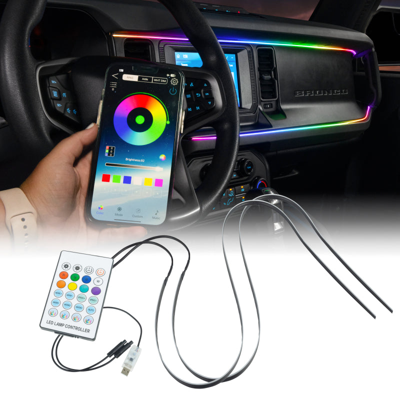 ORACLE Lighting 4237-332 - ORL4237-332 - Oracle 21-25 Ford Bronco ColorSHIFT LED Interior Dash Board Kit - Shipped in Europe - Tuningsupply.com