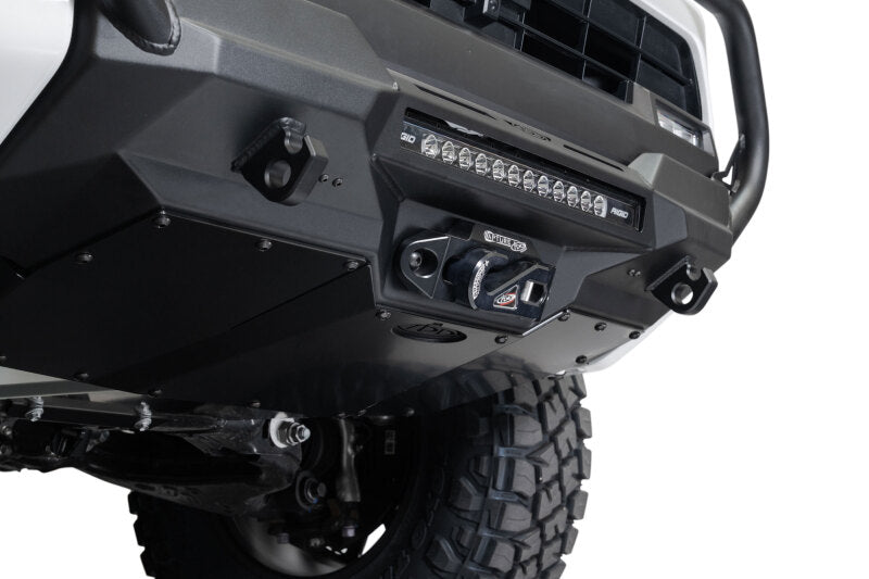 Addictive Desert Designs F710353070103 - ADDF710353070103 - Addictive Desert Designs 2025 Toyota 4Runner Stealth Center Mount Front Bumper w/ Top Hoop - Shipped in Europe - Tuningsupply.com