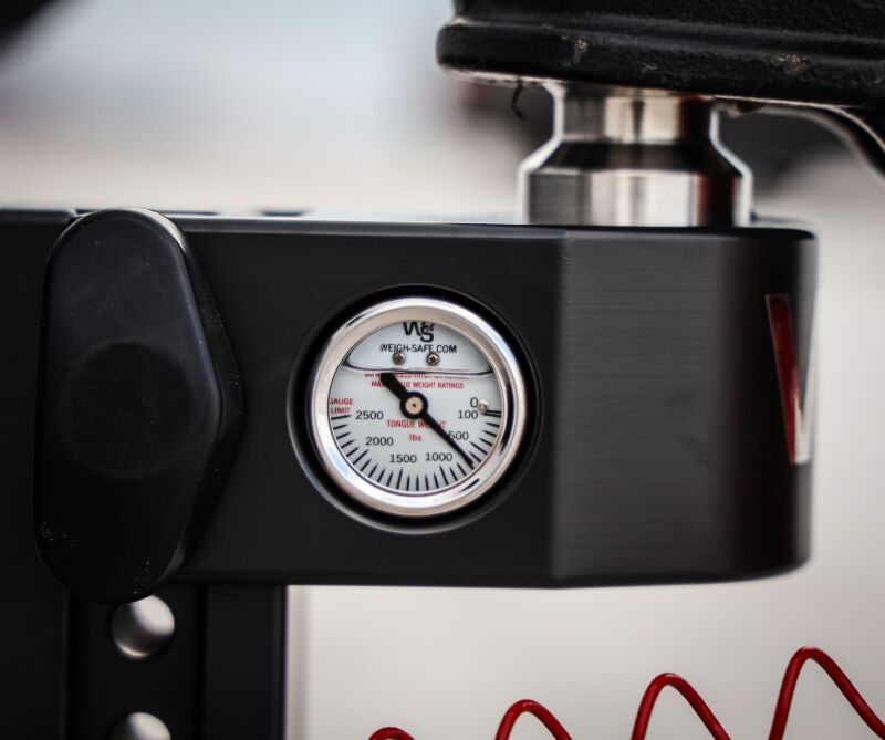 Weigh Safe - WEIWS6-2.5-KA-CER-BLA - Weigh Safe 6in Drop Hitch w/Built-in Scale & 2.5in Shank (8K/18.5K GTWR) w/WS05 - Black Cerakote - Shipped in Europe - Tuningsupply.com