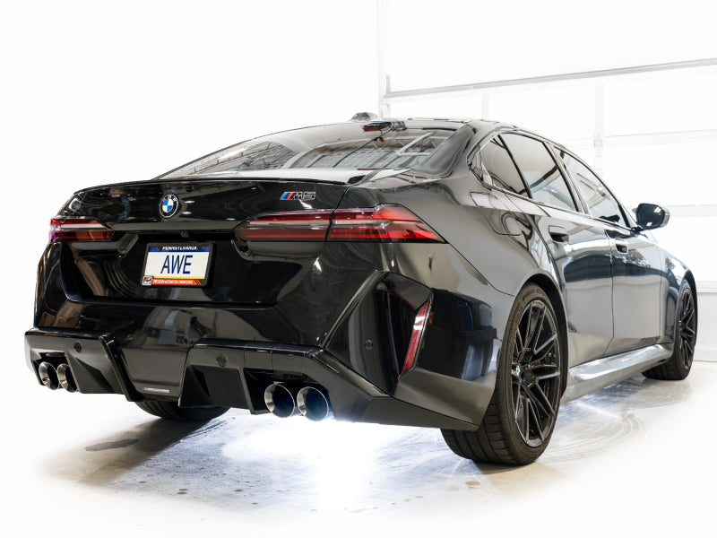 AWE Tuning 3020-42790 - AWE3020-42790 - AWE Tuning BMW G90/G99 M5 Track Edition Cat-Back Exhaust - Chrome Silver Tips - Shipped in Europe - Tuningsupply.com