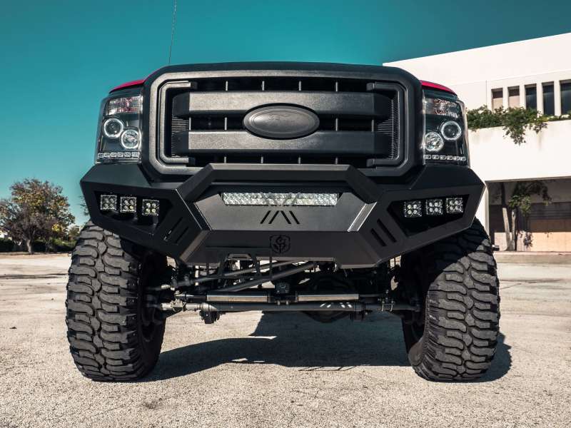 Road Armor 6112XFPRB - RDA6112XFPRB - Road Armor 11-16 Ford F-250 SPARTAN Front Bumper Bolt-On Pre-Runner Guard - Tex Blk - Shipped in Europe - Tuningsupply.com