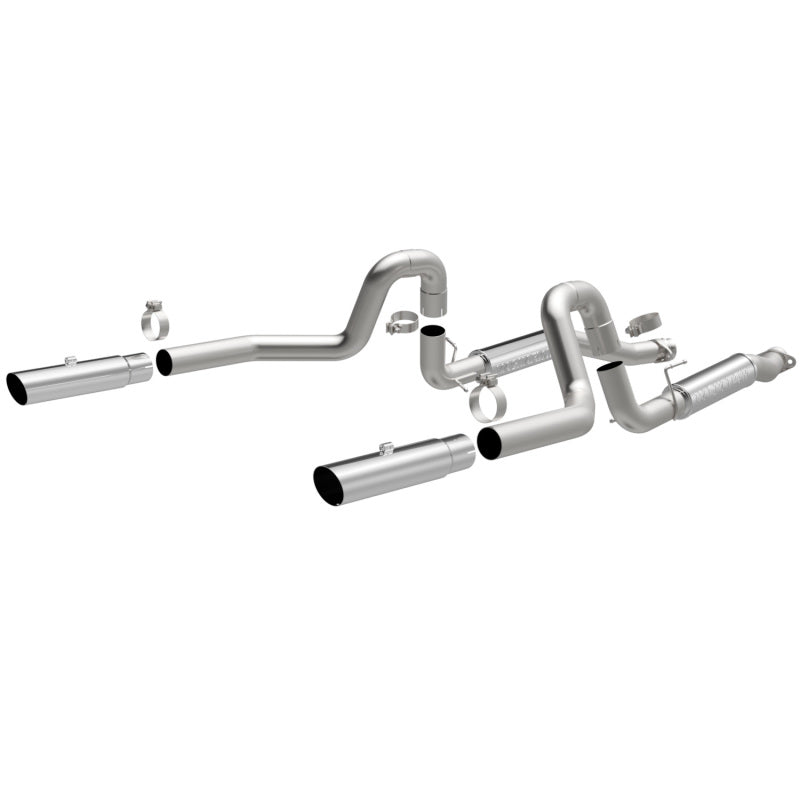 Magnaflow 16394 - MAG16394 - MagnaFlow 99-04 Mustang Mach 1 V8 4.6L Dual Split Rear Exit Stainless Cat-Back Performance Exhaust - Shipped in Europe - Tuningsupply.com