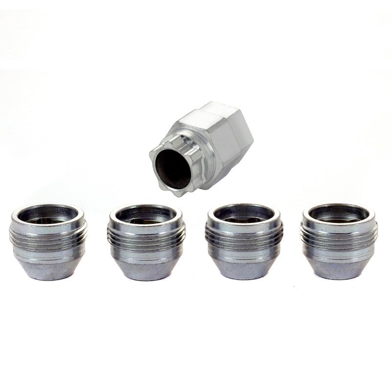 McGard 24012 - MCG24012 - McGard Wheel Lock Nut Set - 4pk. (Under Hub Cap / Cone Seat) M12X1.5 / 19mm & 21mm Hex / .775in. L - Shipped in Europe - Tuningsupply.com
