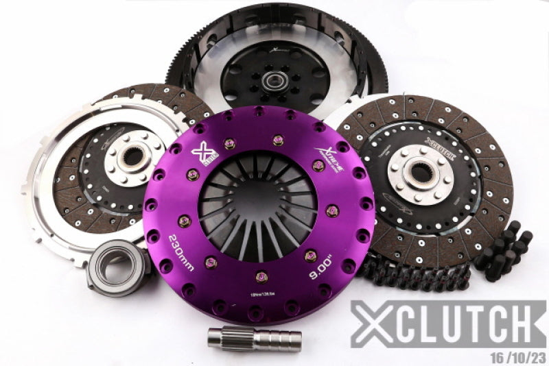 XCLUTCH XKHN23537-2G - XCLXKHN23537-2G - XClutch 17-21 Honda Civic Type R 2.0L 9in Twin Solid Organic Clutch Kit - Shipped in Europe - Tuningsupply.com