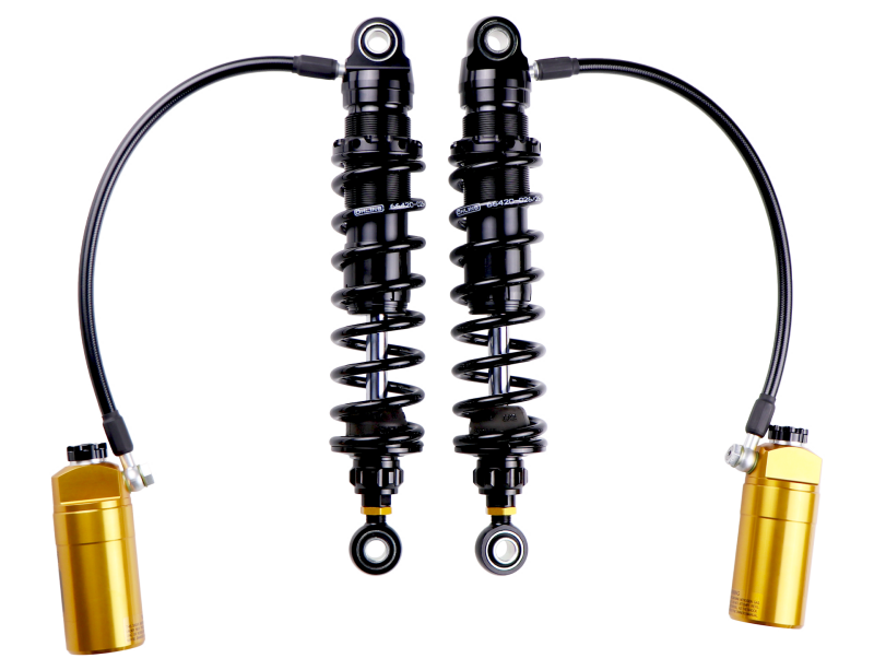 Ohlins HD 779S2 - OHLHD 779S2 - Ohlins 14-26 Harley FL Touring STX 36 Twin Blackline 13in Shocks Min 250lb- Max 575lb - Shipped in Europe - Tuningsupply.com
