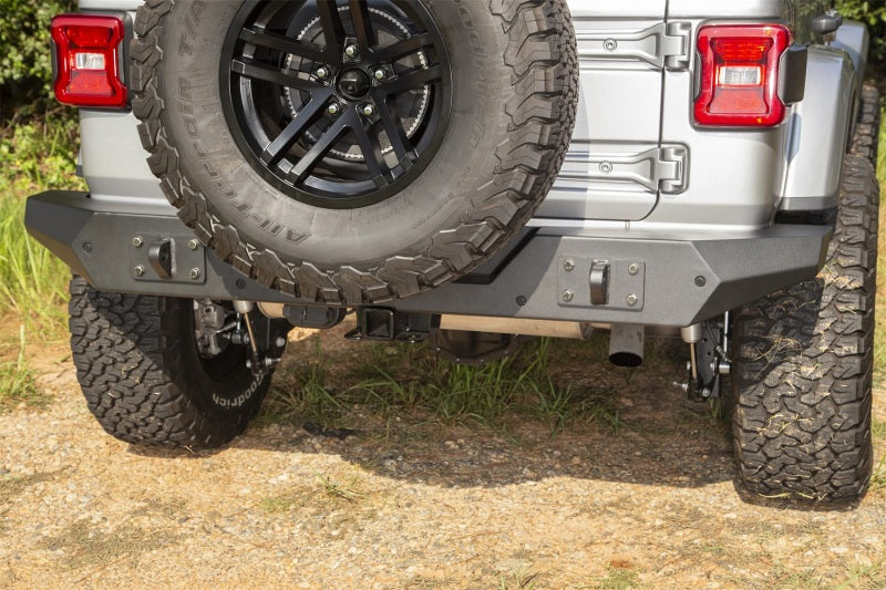Rugged Ridge 11548.51 - RUG11548.51 - Rugged Ridge Spartan Rear Bumper Full Width 18-20 Jeep Wrangler JL - Shipped in Europe - Tuningsupply.com