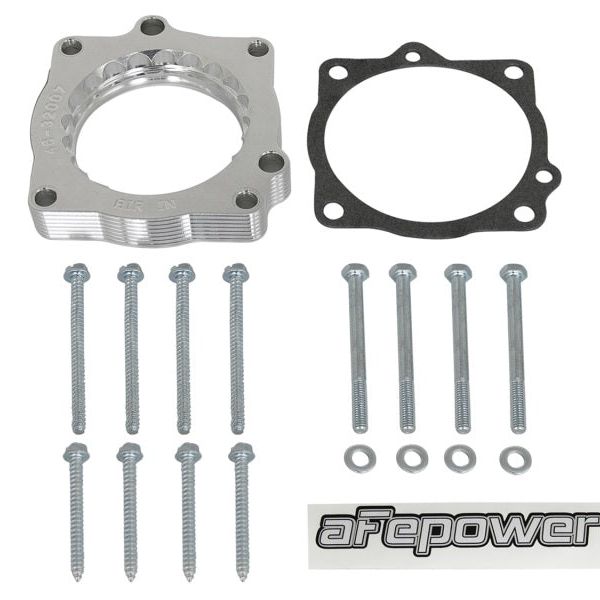 aFe 46-32007 - AFE46-32007 - aFe Silver Bullet Throttle Body Spacers TBS Dodge Challenger SRT8 11-12 V8-6.4L - Shipped in Europe - Tuningsupply.com