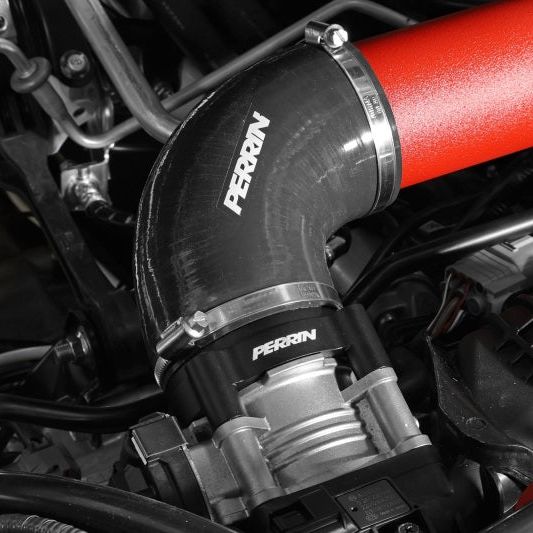 Perrin Performance PSP-ITR-441SL/RD - PERPSP-ITR-441SL/RD - PERRIN 22-25 Subaru WRX Front Mount Intercooler Kit (Red Tubes & Silver Core) - Shipped in Europe - Tuningsupply.com