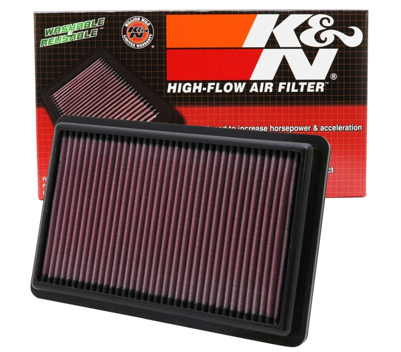 K&N Engineering 33-2454 - KNN33-2454 - K&N 10-11 Acura MDX/ZDX 3.7L Drop In Air Filter - Shipped in Europe - Tuningsupply.com