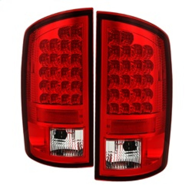 SPYDER 5002631 - SPY5002631 - Spyder Dodge Ram 07-08 1500/Ram 07-09 2500/3500 LED Tail Lights Red Clear ALT-YD-DRAM06-LED-RC - Shipped in Europe - Tuningsupply.com