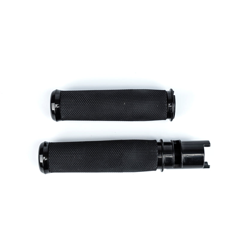 Bikers Choice 485814 - BKC485814 - Bikers Choice Billet Aluminum Black Throttle-By-Wire Contour Grips - Shipped in Europe - Tuningsupply.com