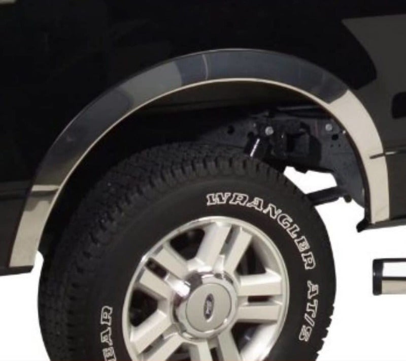 Putco 97267 - PUT97267 - Putco 2021 Ford F-150 Stainless Steel Fender Trim - w or w/o Factory Fender Flares - Shipped in Europe - Tuningsupply.com