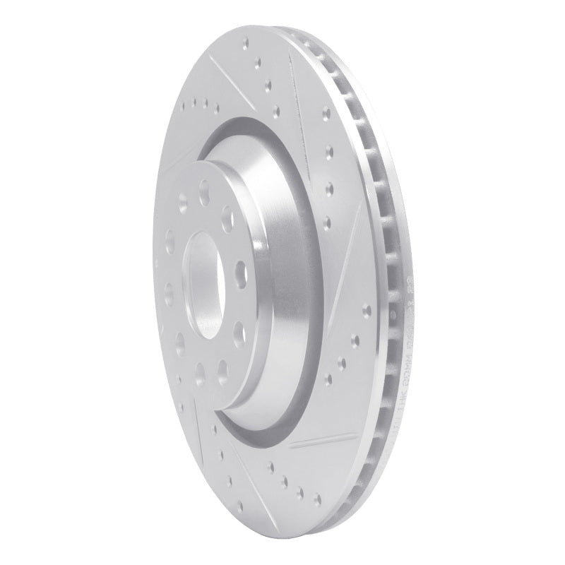 R1 Concepts 631-74030R - RNC631-74030R - R1 06-25 Audi Q3 Rear Right Drilled & Slotted Silver Brake Rotor - Shipped in Europe - Tuningsupply.com