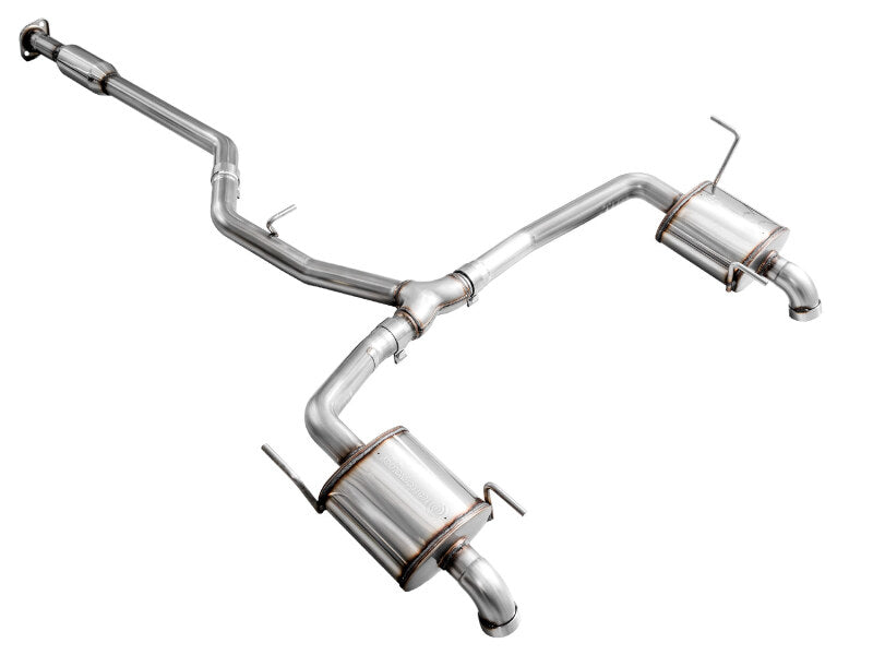 AWE Tuning 3015-38246 - AWE3015-38246 - AWE 20-25 Subaru Outback (Wilderness & XT) 0FG Catback Exhaust w/Dual BashGuards - Shipped in Europe - Tuningsupply.com