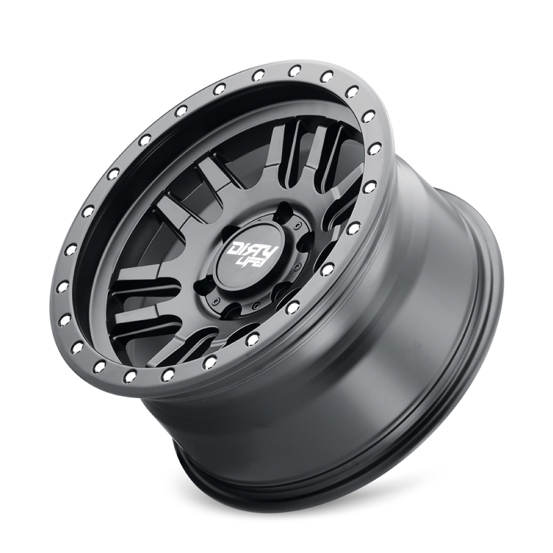Dirty Life 9309-7973MB12 - DLW9309-7973MB12 - Dirty Life 9309 Canyon Pro 17x9/5x127 BP/-12mm Offset/71.5mm Hub Matte Black Wheel - Beadlock - Shipped in Europe - Tuningsupply.com