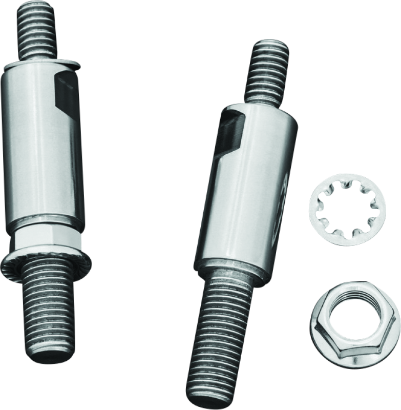 Kuryakyn 1713 - KUR1713 - Kuryakyn Raised Mirror Adaptors Metric Models (Excluding Yamaha) Chrome - Shipped in Europe - Tuningsupply.com