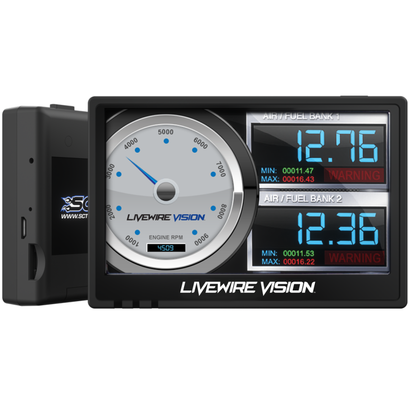 SCT Performance 5015PWD - SCT5015PWD - SCT Performance Livewire Vision Performance Monitor (for 1996+ Ford Vehicles) - Shipped in Europe - Tuningsupply.com