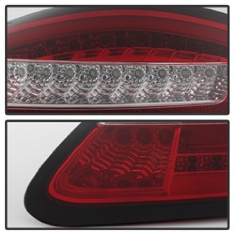 SPYDER 5083173 - SPY5083173 - Spyder Porsche 987 Cayman 06-08 / Boxster 05-08 LED Tail Lights - Red Clear ALT-YD-P98705-LED-RC - Shipped in Europe - Tuningsupply.com