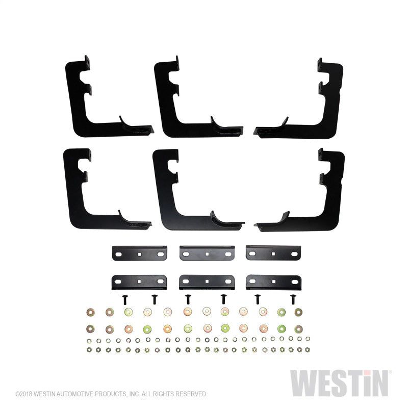 Westin 22-2245 - WES22-2245 - Westin 19 Ram 1500 Quad/Crew Cab (Ex. Classic) Premier Oval Nerf Step Bar Mount Kit - Black - Shipped in Europe - Tuningsupply.com